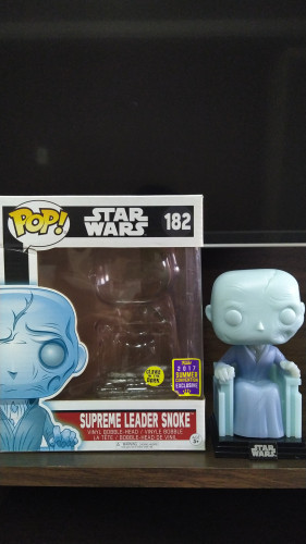 Funko Pop! Supreme Leader Snoke 6" Super Sized (glows In The Dark) 2017 Summer Convention Exclusive - Stars Wars - #182