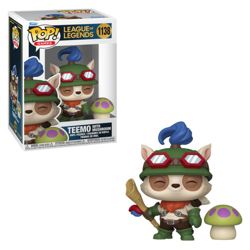 Funko Pop! Teemo with Mushroom League Of Legends #1138 - Produto Original