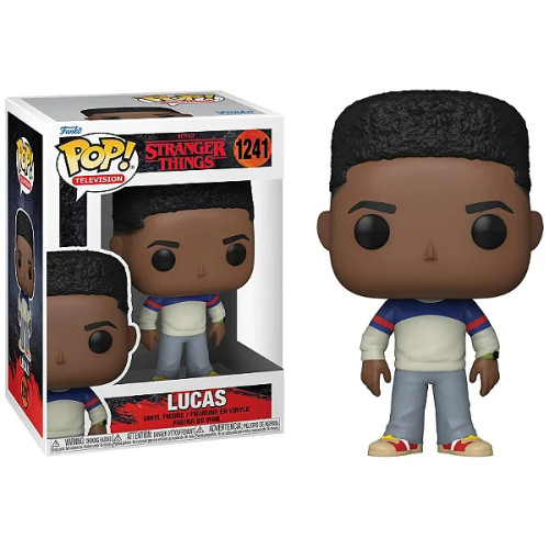 Funko Pop! Television: Stranger Things Lucas Sinclair #1241 Stranger Things #1241 - Produto Original