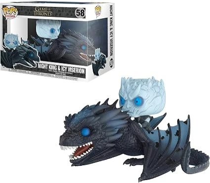 Funko Pop! Television Game Of Thrones Night King e Icy Viserion 58 Exclusivo Glow - Game Of Thrones  #58