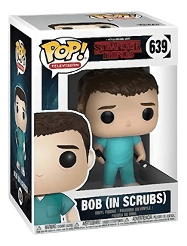 Funko Pop! Television Stranger Things – Bob Newby (in Scrubs) #639 - Stranger Things - #639