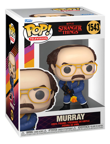 Funko Pop! Television Stranger Things – Murray Bauman (with Flamethrower) #1543 - Stranger Things - #1543