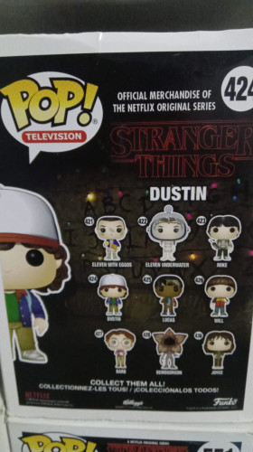 Funko Pop! Television Stranger Things Dustin 424 - Television Stranger Things - #424
