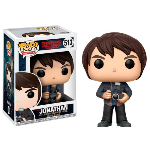 Funko Pop! Television Stranger Things Jonathan 513 Original Colecionavel-Television Stranger Things-513