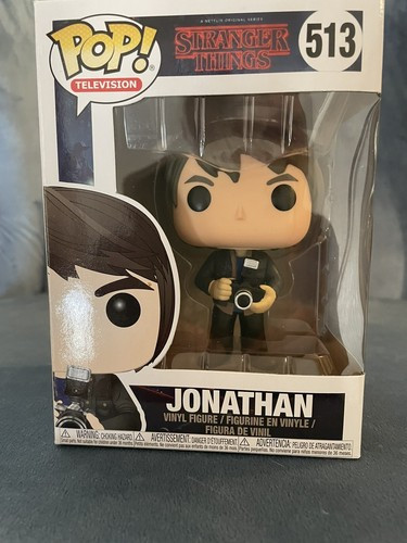 Funko Pop! Television Stranger Things Jonathan 513 Original Colecionavel - Television Stranger Things - #513
