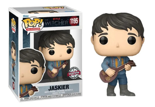 Funko Pop! Television The Witcher Jaskier #1195 – Exclusivo The Witcher #1 - Produto Original
