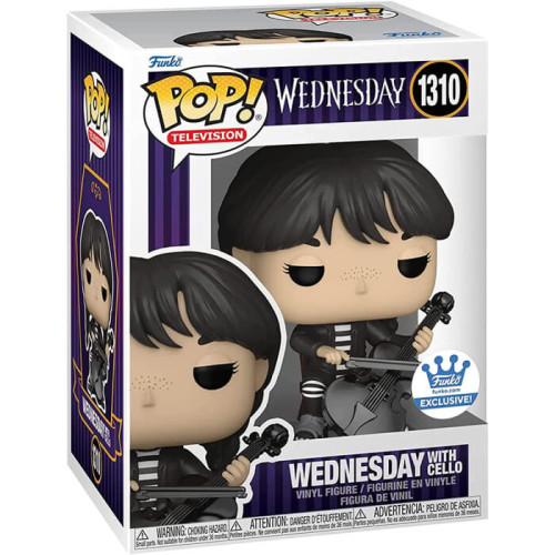 Funko Pop! Television Wednesday – Wednesday with Cello #1310 (Funko Shop Exclusive) - Wednesday - #1310