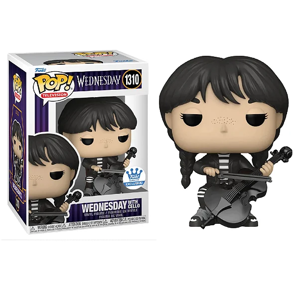 Funko Pop! Television Wednesday – Wednesday with Cello #1310 (Funko Shop Exclusive)-Wednesday-1310