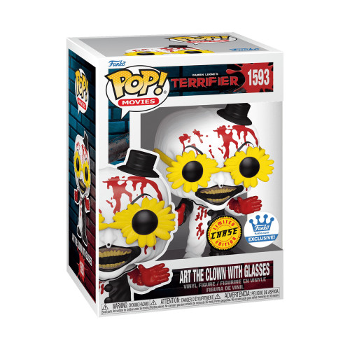 Funko Pop! Terrifier - Art the Clown with Glasses Chase Terrifier #1593 - Produto Original