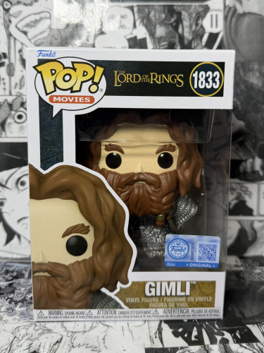 Funko Pop! The Lord of the Rings - Gimli The Lord Of The Rings #1833 - Produto Original