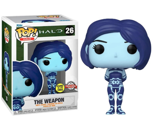 Funko Pop! The Weapon Glow In The Dark Games Halo #26 - Produto Original