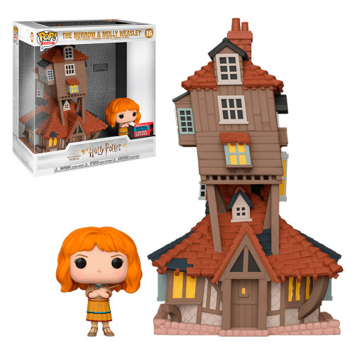 Funko Pop! Town The Burrow & Molly Weasley 16 Harry Potter FUNKO POP #1 - Produto Original