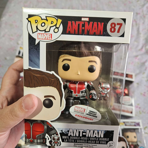 Funko Pop! Unmasked Ant-man Homem-formiga Exclusivo Collector Corps Marvel 87 - Marvel - #87