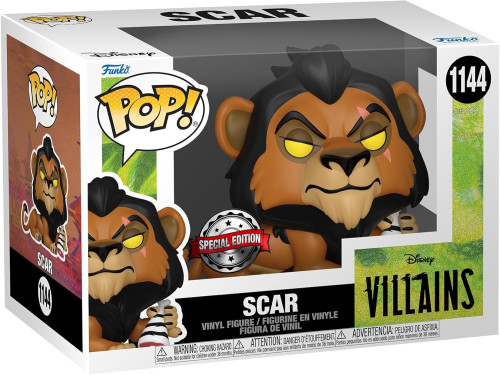 Funko Pop! Vilões Da Disney - Rei Leão 1144 - Scar-O Rei Leão-1144