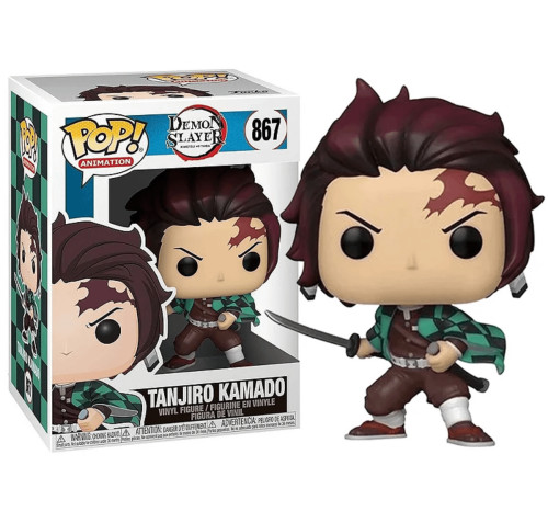 Funko Pop! Vinil: Demon Slayer - Tanjiro Kamado #867-Demon Slayer: Kimetsu No Yaiba-867