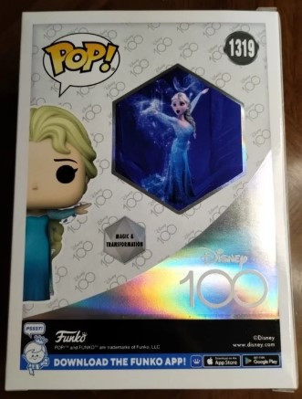 Funko Pop! Vinil: Disney 100 - Elsa #1319 Disney 100 #1319 - Produto Original