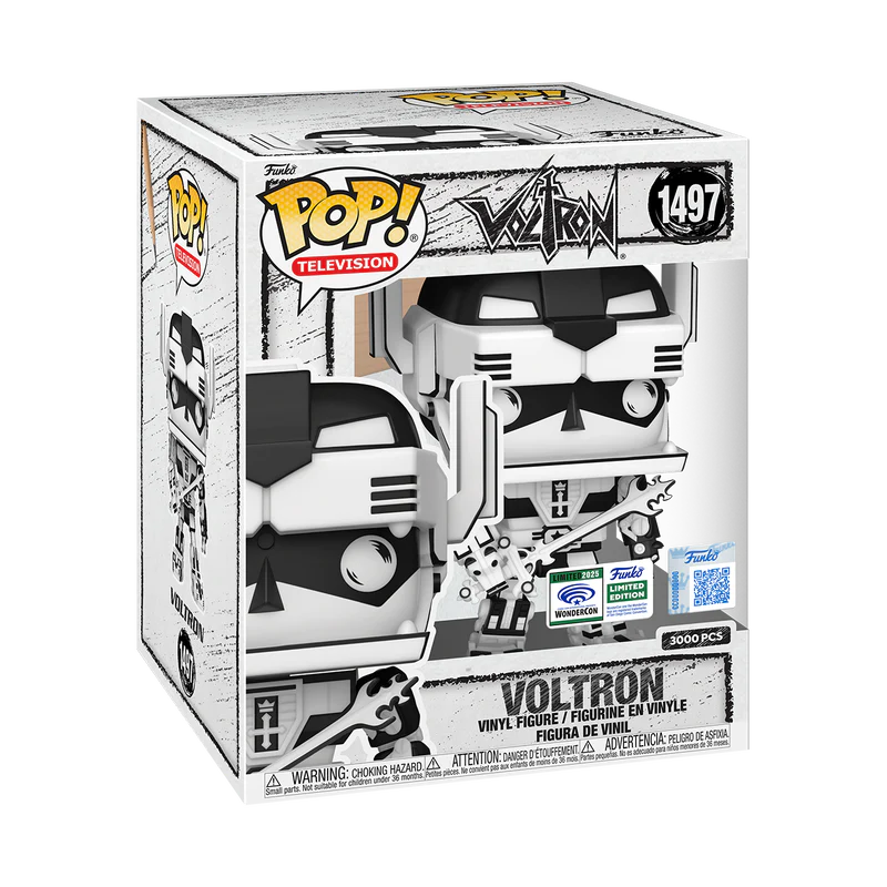 Funko Pop! Voltron (Sketch) - Edição Limitada WonderCon (3000 Peças)-Voltron-1497