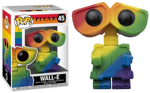 Funko Pop! Wall-e Rainbow Pride Pixar Disney 45 Disney #45 - Produto Original