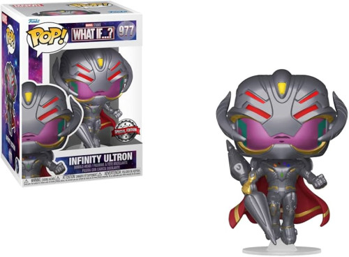 Funko Pop! What if Infinity Ultron with Javelin Weapon Exclusive 977 Bobblehead-What If ...?-977