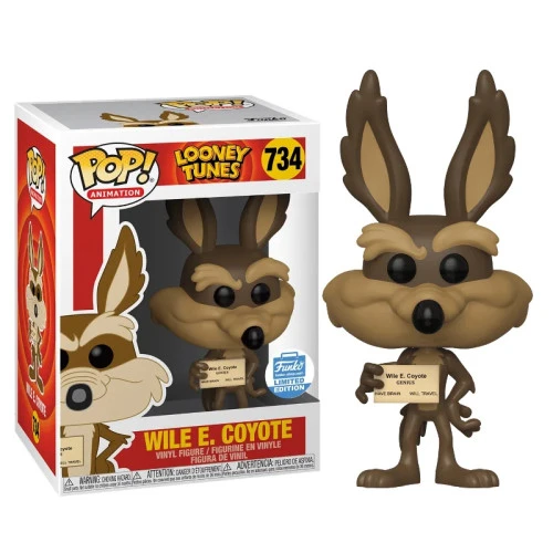 Funko Pop! Wile E. Coyote Looney Tunes Exclusivo Funko-shop 734 - Looney Tunes  #734