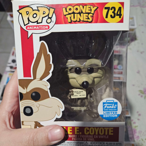 Funko Pop! Wile E. Coyote Looney Tunes Exclusivo Funko-shop 734 - Looney Tunes - #734