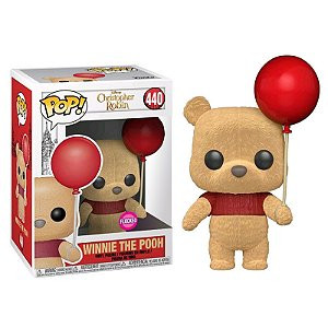Funko Pop! Winnie The Pooh Flocked Boxlunch Exclusive Christopher Robin #440 - Produto Original