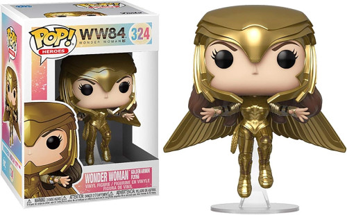 Funko Pop! Wonder Woman Golden Armor Flying Wonder Woman Movie #324 - Produto Original