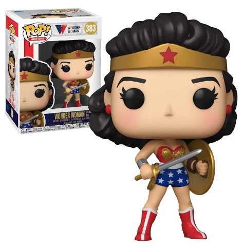 Funko Pop! Wonder Womane -  Wonder Woman Golden Age League Of Legends #383 - Produto Original