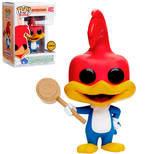 Funko Pop! Woody Woodpecker 493 CHASE Pica-Pau FUNKO POP #493 - Produto Original