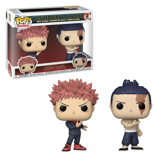 Funko Pop! Yuji Itadori & Aoi Todo - 2 Pack Jujutsu Kaisen #2 - Produto Original