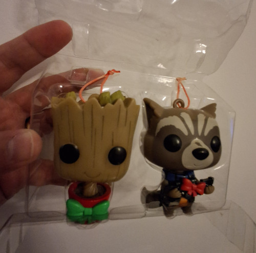 Funko Pop 2 Pack Bobblers Rocket + Groot - Exclusive Collector Corps - Vaulted - Usado e Com Detalhes - Guardians Of The Galaxy - #1