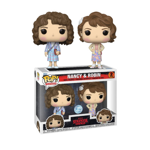 Funko Pop 2 Pack Nancy & Robin - Exclusive Stranger Things #02 - Produto Original