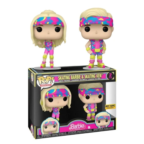 Funko Pop - 2 Pack Skating Barbie & Skating Ken - Hot Topic - Barbie The Movie 02-Barbie-02