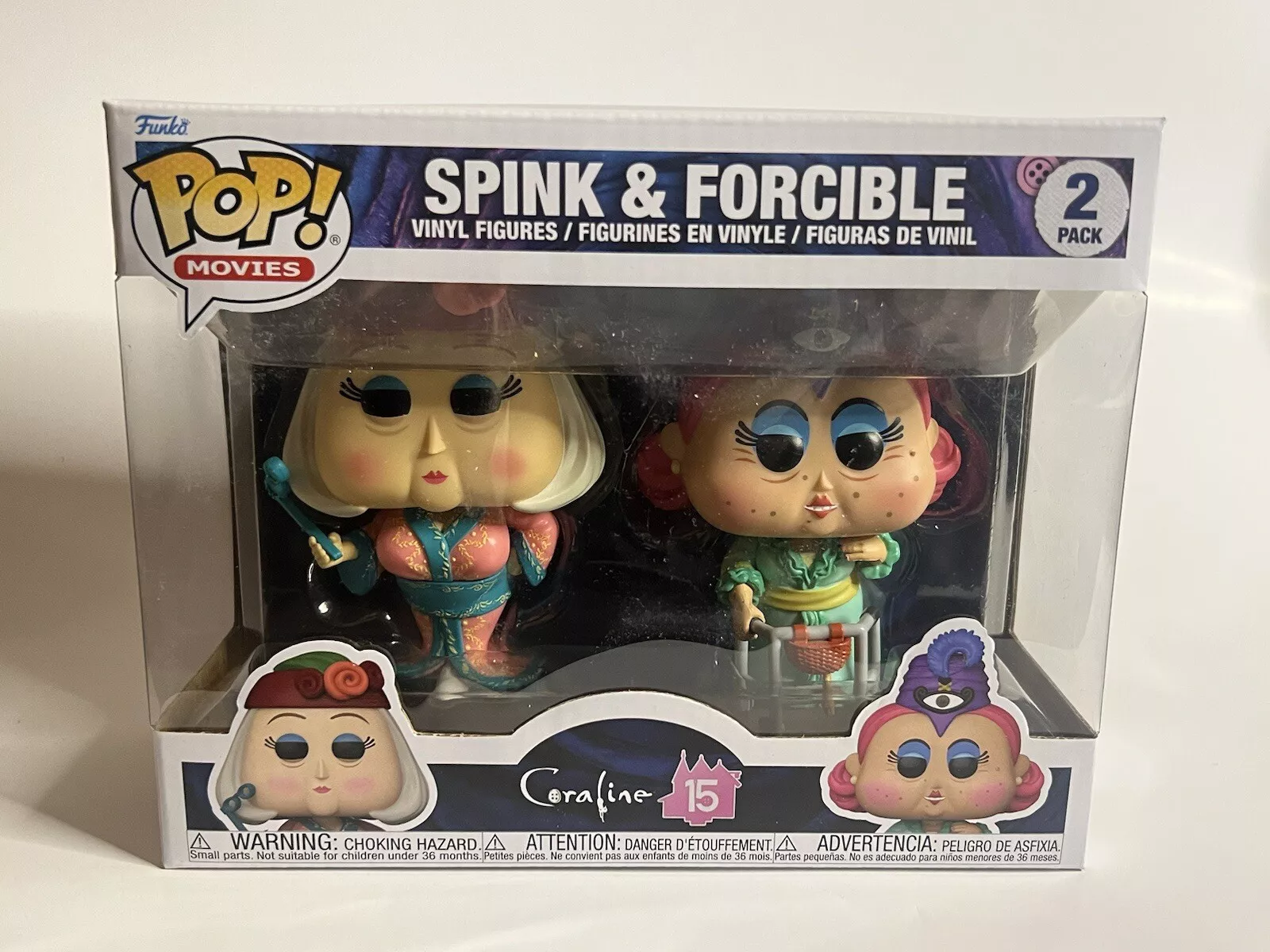 Funko Pop 2 Pack Spink E Forcible - Coraline - 15th Anniversary - #1
