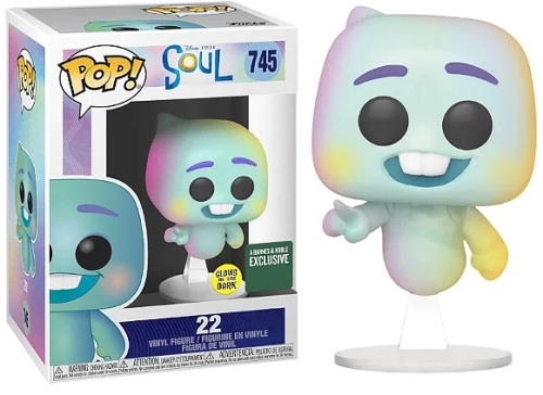Funko Pop 22 Glows in the Dark A Barnes & Noble Exclusive-Disney Soul-745