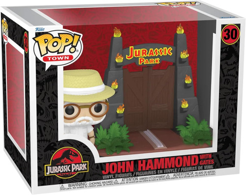 Funko Pop 30 John Hammond With Gates Jurassic Park - Jurassic Park 30th Anniversary - #30