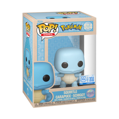 Funko Pop 504 - Squirtle Soft Color (veja Anúncio)-Pokemon-504