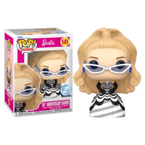 Funko Pop 65th Anniversary Barbie Exclusive Barbie #141 - Produto Original
