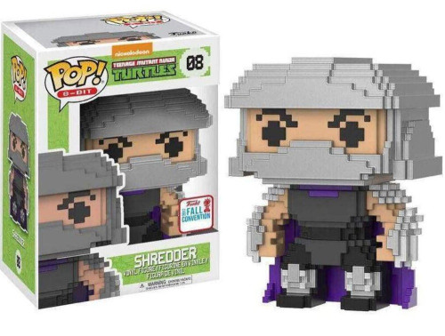 Funko Pop 8-bit Shredder Teenage Mutant Ninja Turtles #08 - Produto Original