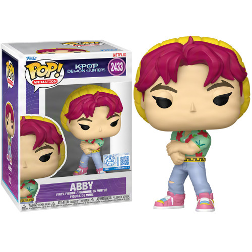 Funko Pop Abby 2433 K-pop Demon Hunters K Pop Demon Hunters #2026 - Produto Original