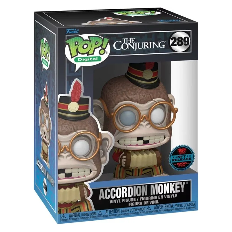 Funko Pop Accordion Monkey Nft Release 1900 Pcs-Digital The Conjuring-289