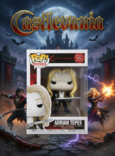 Funko Pop Adrian Tepes (Detalhe na Caixa) Castlevania #581 - Produto Original