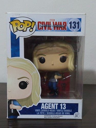 Funko Pop Agent 13 131 Captain America: Civil War-Capitão América: Gerra Civil-131
