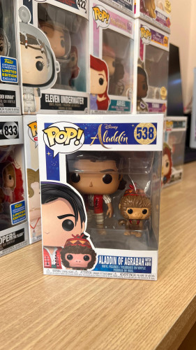 Funko Pop Aladdin Of Agrabah With Abu - #538 Disney #538 - Produto Original