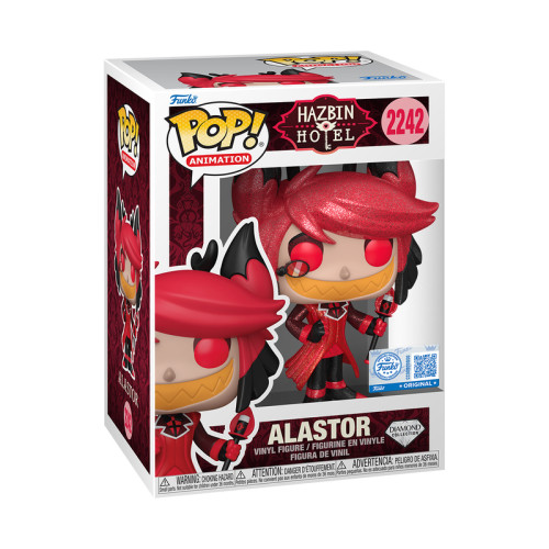 Funko Pop Alastor Diamond Exclusivo Hazbin Hotel #2242 - Produto Original
