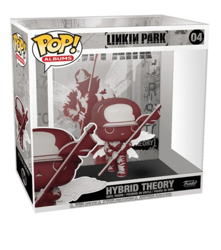 Funko Pop Albums Linkin Park Hybrid Theory #04 - Vaulted - Acrílico Com Pequena Quebra Albums Rock Linkin Park #04 - Produto Original