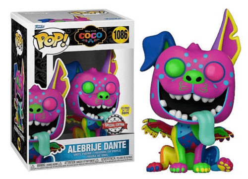 Funko Pop Alebrije Dante- Exclusive Special Edition - Glows in the Dark-Disney Pixar Coco A Vida é Uma Festa-1086