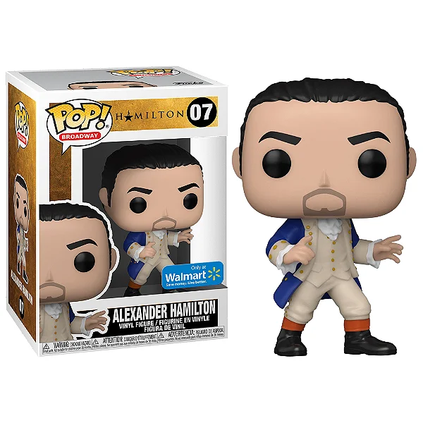 Funko Pop Alexander Hamilton Walmart Exclusive (detalhes na caixa) Hamilton #07 - Produto Original