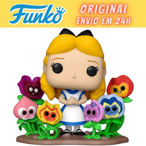 Funko Pop Alice With Flowers - Diney - Alice In Wonderland - #1057