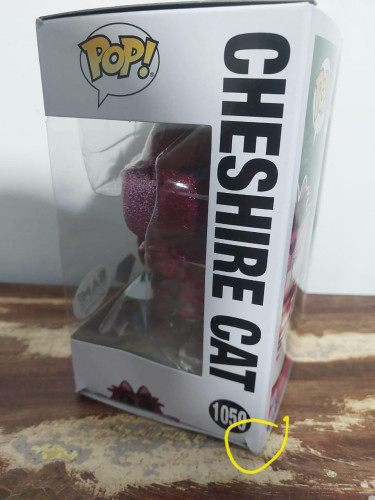 Action Figures Funko Pop Alice Wonderland Cheshire Cat Diamond 1059 Detalhe - Alice No País Das Maravilhas - #